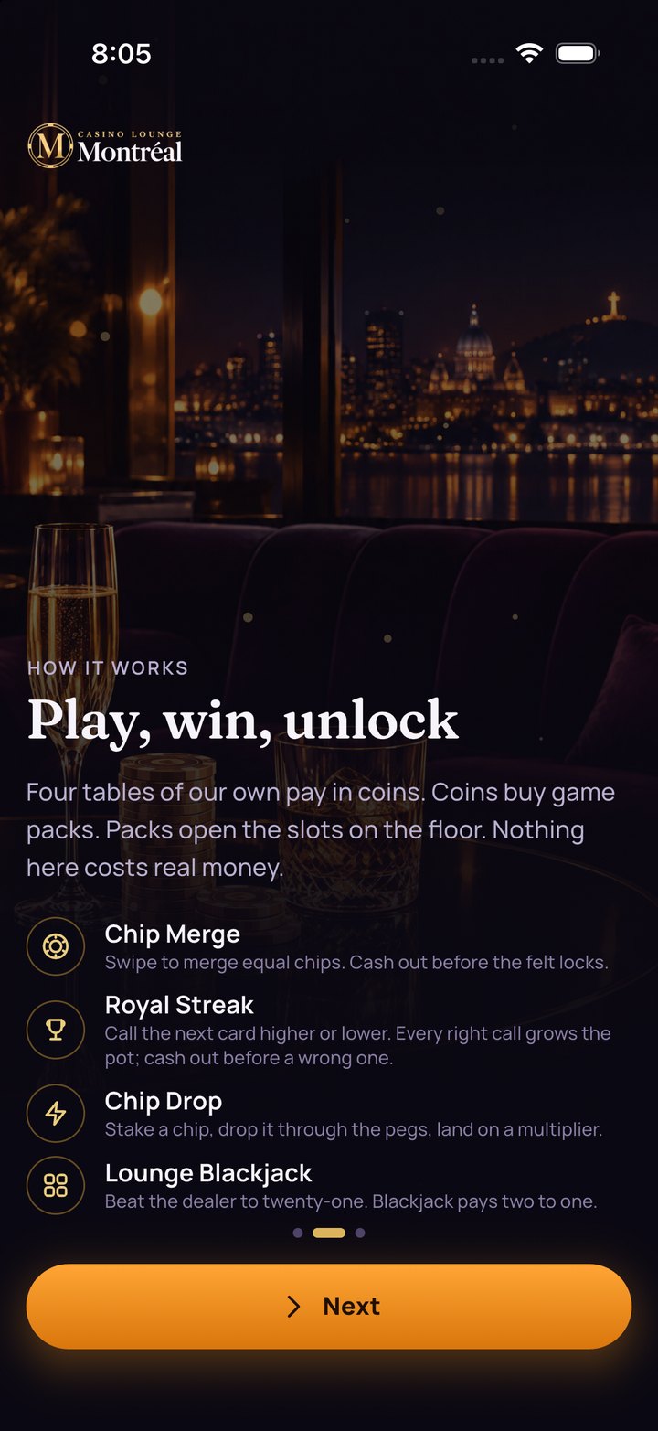 How it works: play, win, unlock